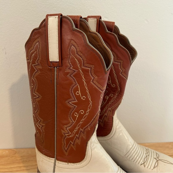 Lucchese 2000 Series Women’s 6B Western Boots T1521KD Parched Wheat Goat 2003 - Picture 2 of 16